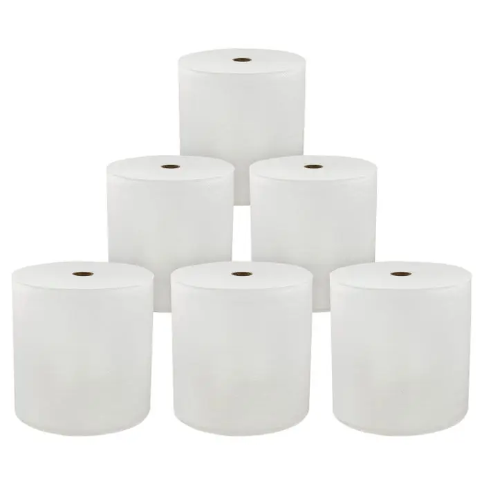 No Minimum Order Genuine Joe Solutions Hardwound Paper Towels, Hard Wound Roll Towel, 1-Ply, White, Pack of 6